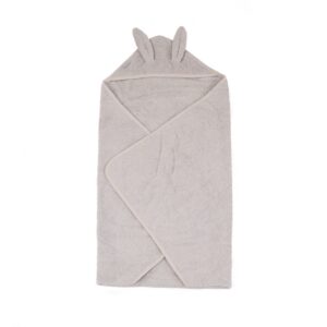 B420120 Bathcape Ecological Sponge Rabbit Grey