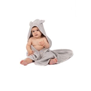 B420120 Bathcape Ecological Sponge Rabbit Grey_03