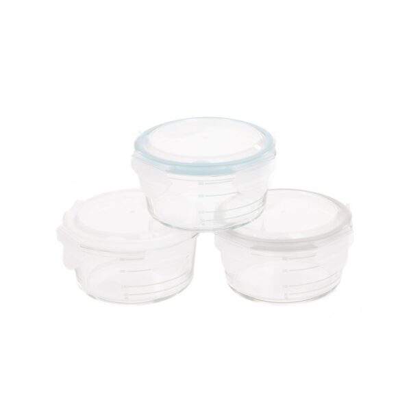 B-Bowls Vetro Bianco-Grigio-Blu (3pz)