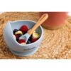 B500610 Suction Bowl Silicone Spoon Blue 03
