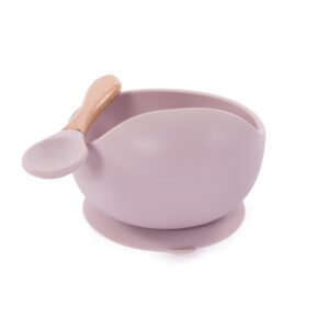 B500620_Suction Bowl Silicone & Spoon Pink_02