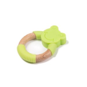 B561120 B-Wood Teether Frog (Green)_02