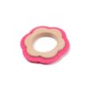 B562100 B Wood Teether Round Pink 02