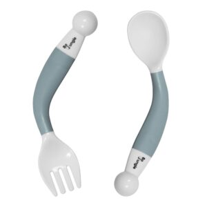 B570000 Bendable Spoon & Fork Blauw