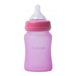 b thermo glass bottle 150 ml pink compress