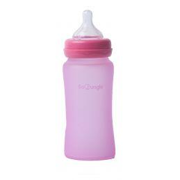 b thermo glass bottle 240 ml pink compress 0