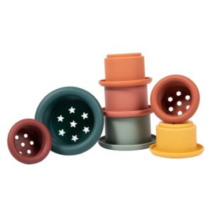 B- Stacking Cups Badespielzeug Classic Cool