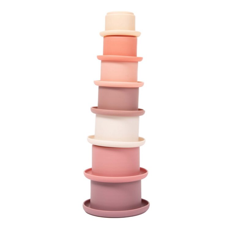 B900240 Stacking Cups Bath toys Lovely Pink
