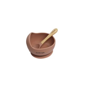 B500690_Suction Bowl Silicone & Spoon Teracotta_02