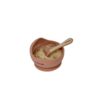 B500690 Suction Bowl Silicone Spoon Teracotta 03