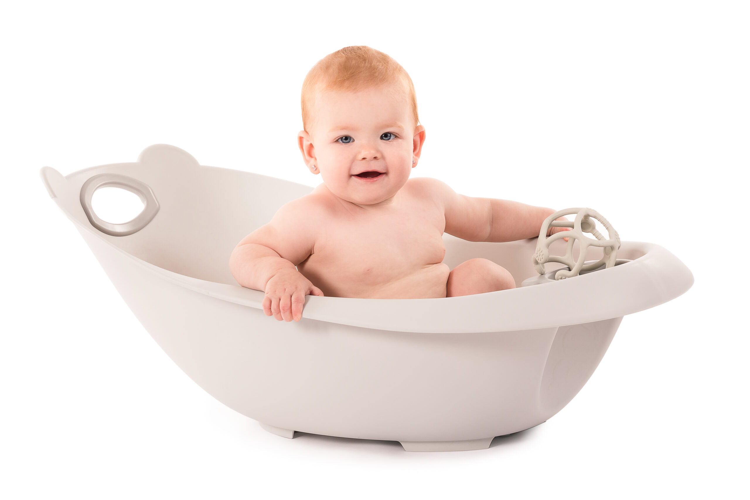 Réducteur de baignoire bébé Gris