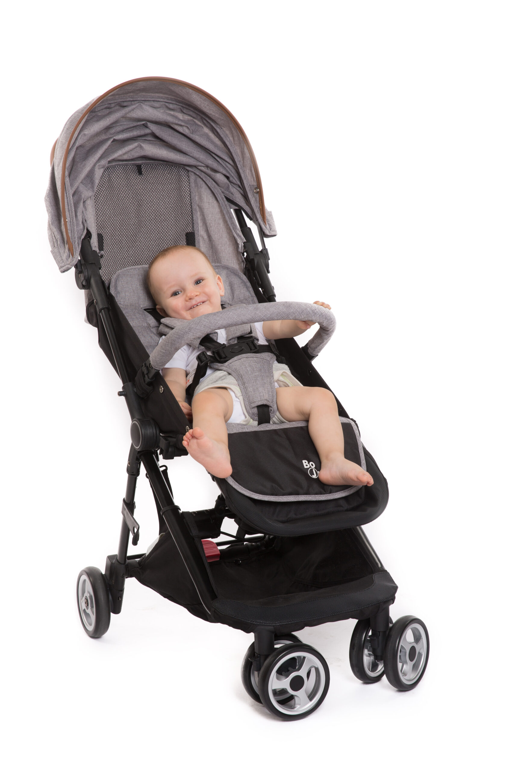 Protège-Mains pour Poussette Bébé 47cm Gris