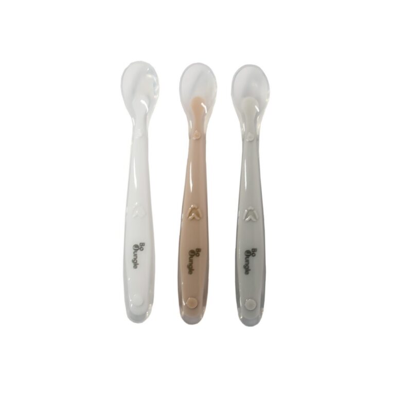 B571040 Soft Spoon Silicone White Grey Teracotta
