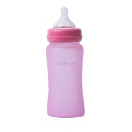 b thermo glass bottle 240 ml pink